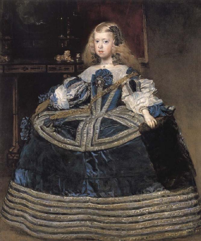 Diego Velazquez Infanta Margarita Teresa in a blue dress